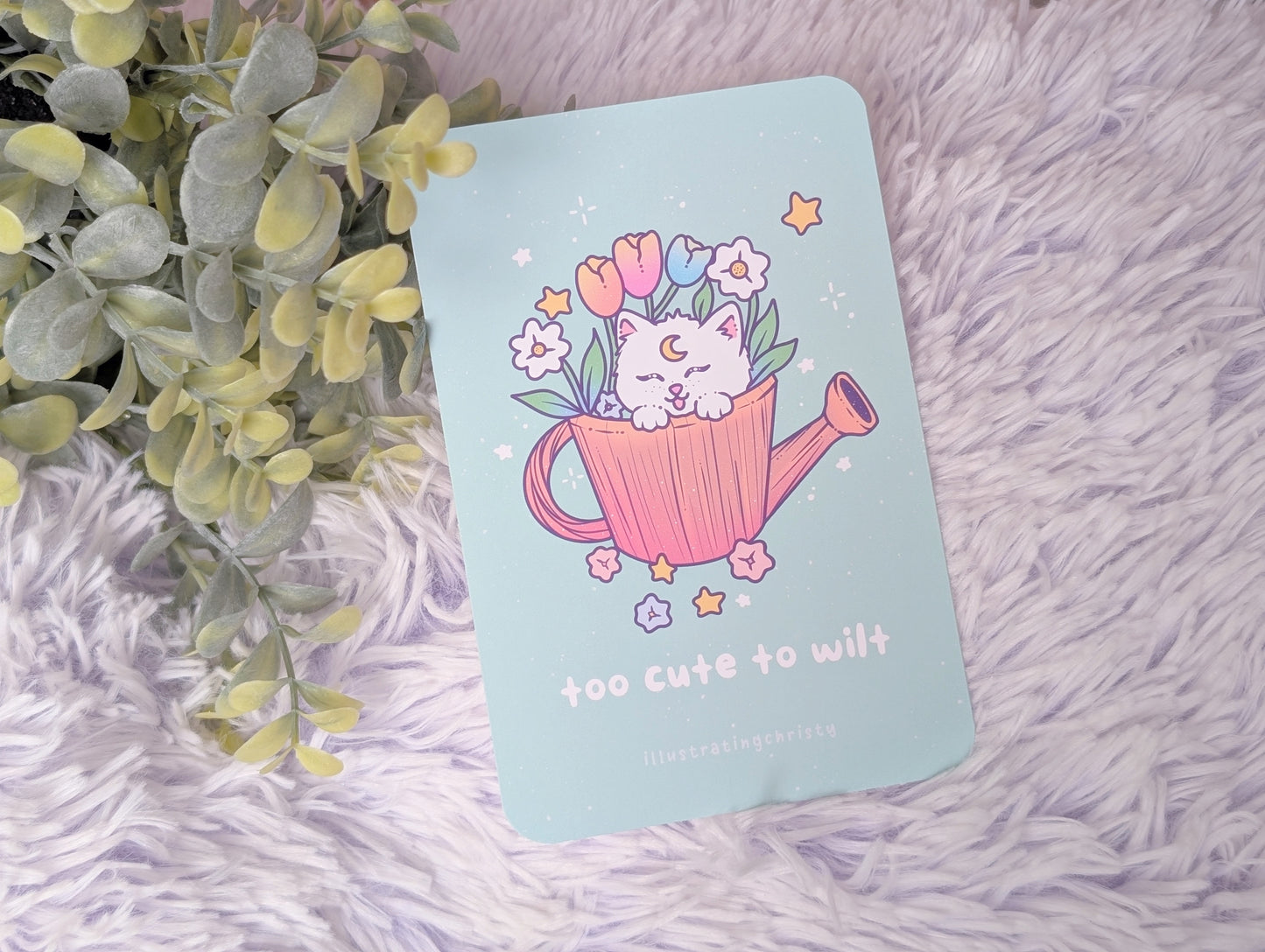 Too Cute To Wilt Art Print