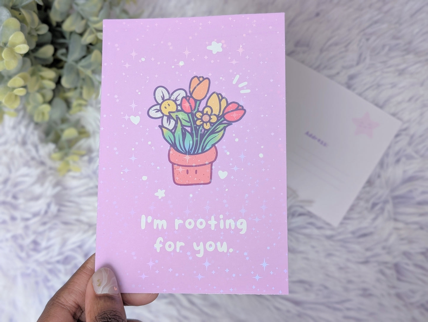 Rooting For You Postcard