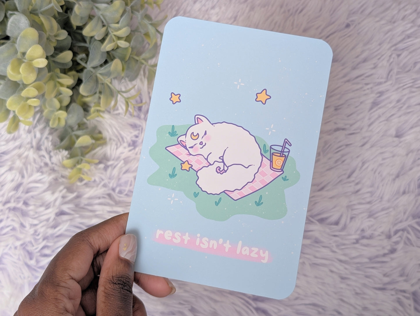 Rest Isn't Lazy Art Print