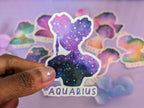 Aquarius Galaxy Sticker - IllustratingChristy
