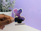 Aquarius Galaxy Sticker - IllustratingChristy