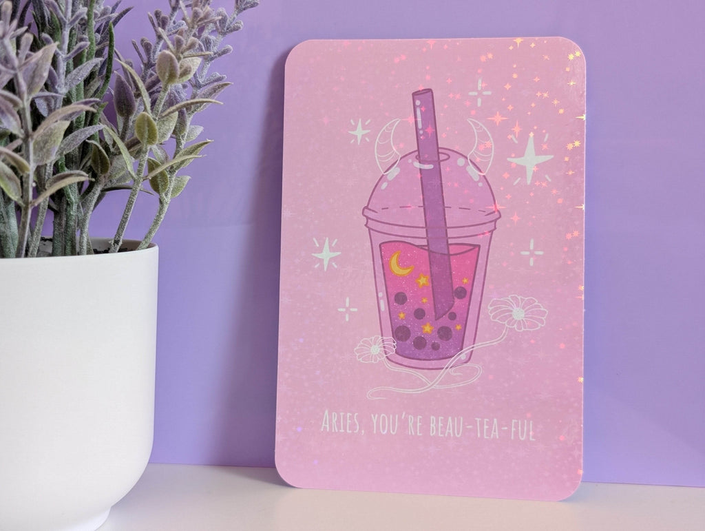 Aries Boba Art Print - IllustratingChristy