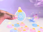 Cancer Ornament Sticker - IllustratingChristy