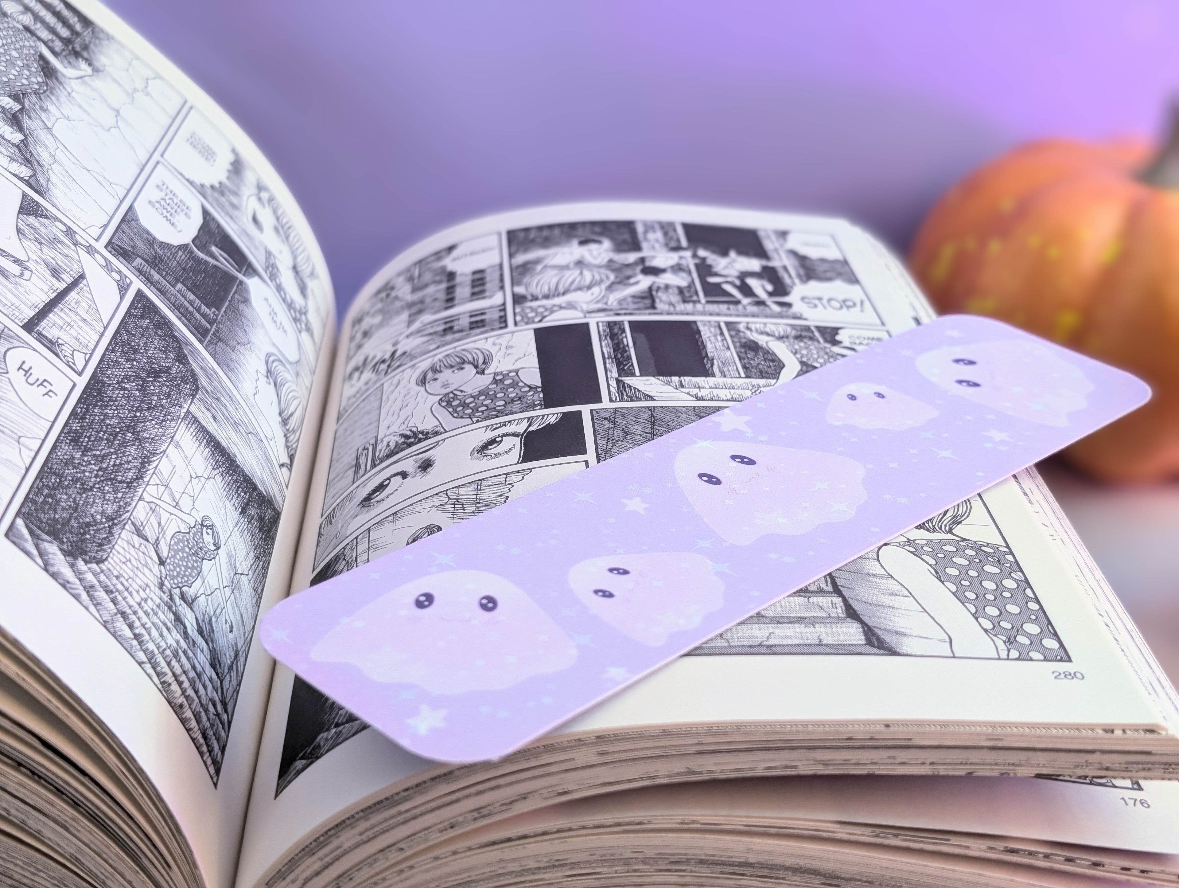 Galactic Ghost Bookmark - IllustratingChristy