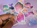 Leo Galaxy Sticker - IllustratingChristy