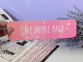 One More Page Bookmark - IllustratingChristy
