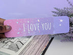 I Love You Bookmark - IllustratingChristy