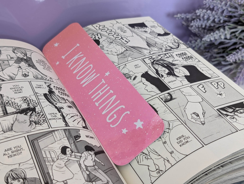 I Know Things Bookmark - IllustratingChristy
