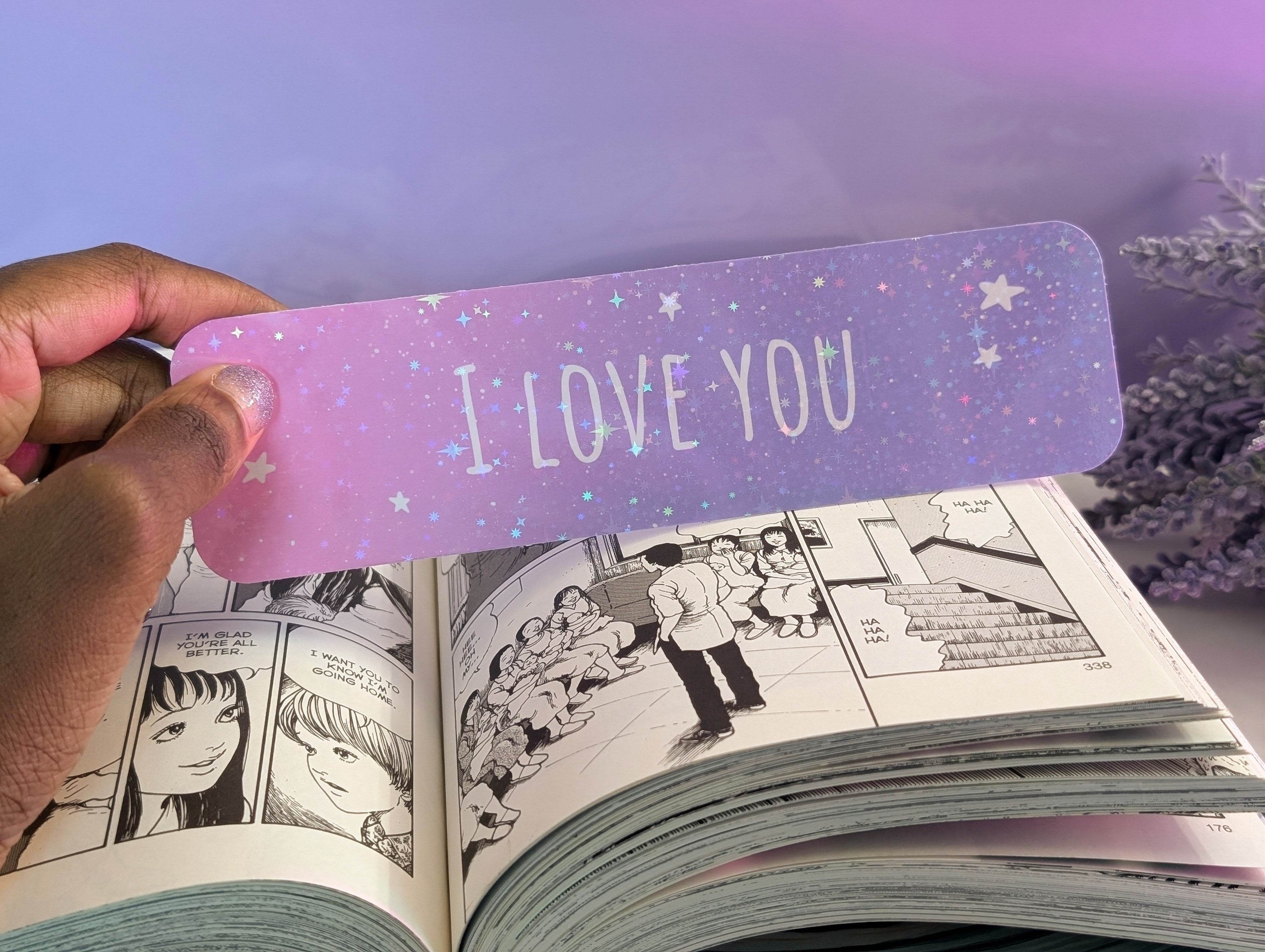 I Love You Bookmark - IllustratingChristy