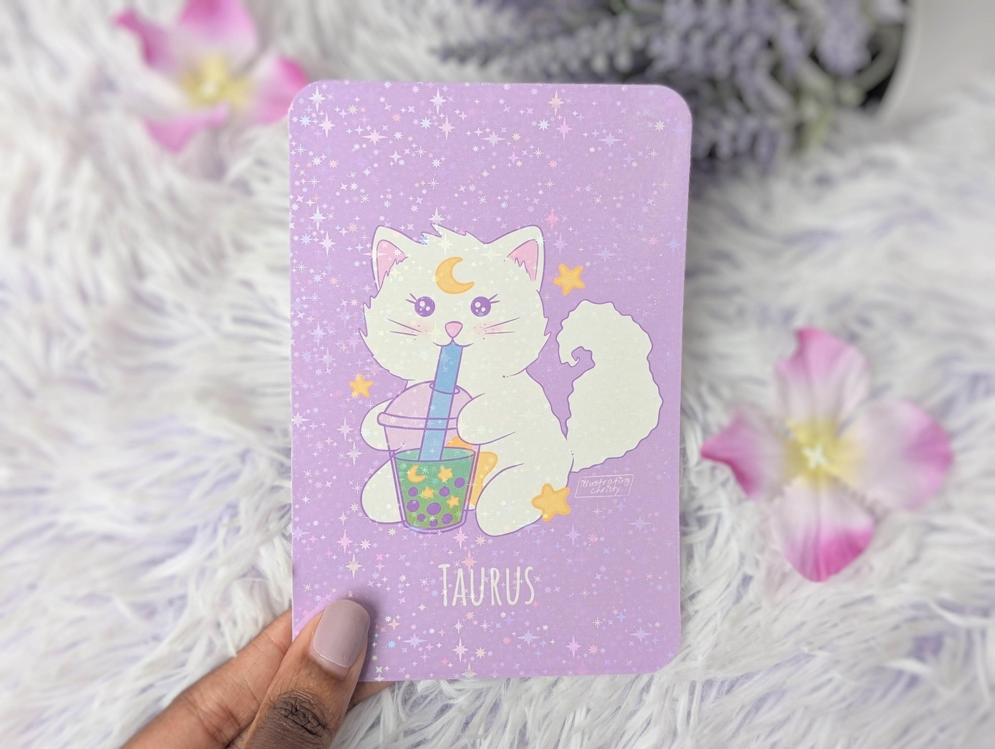 Taurus Nima Boba Art Print - IllustratingChristy