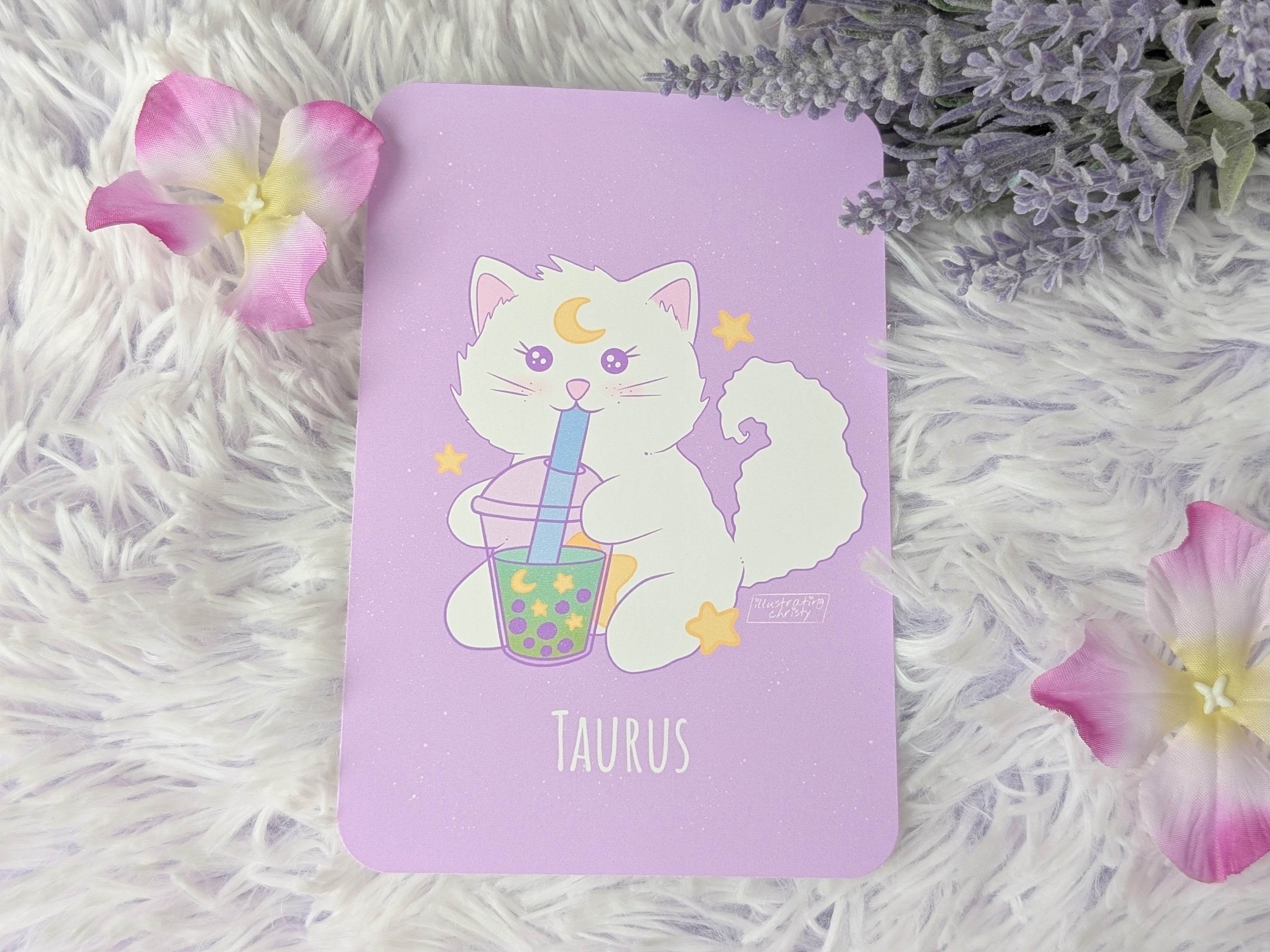 Taurus Nima Boba Art Print - IllustratingChristy