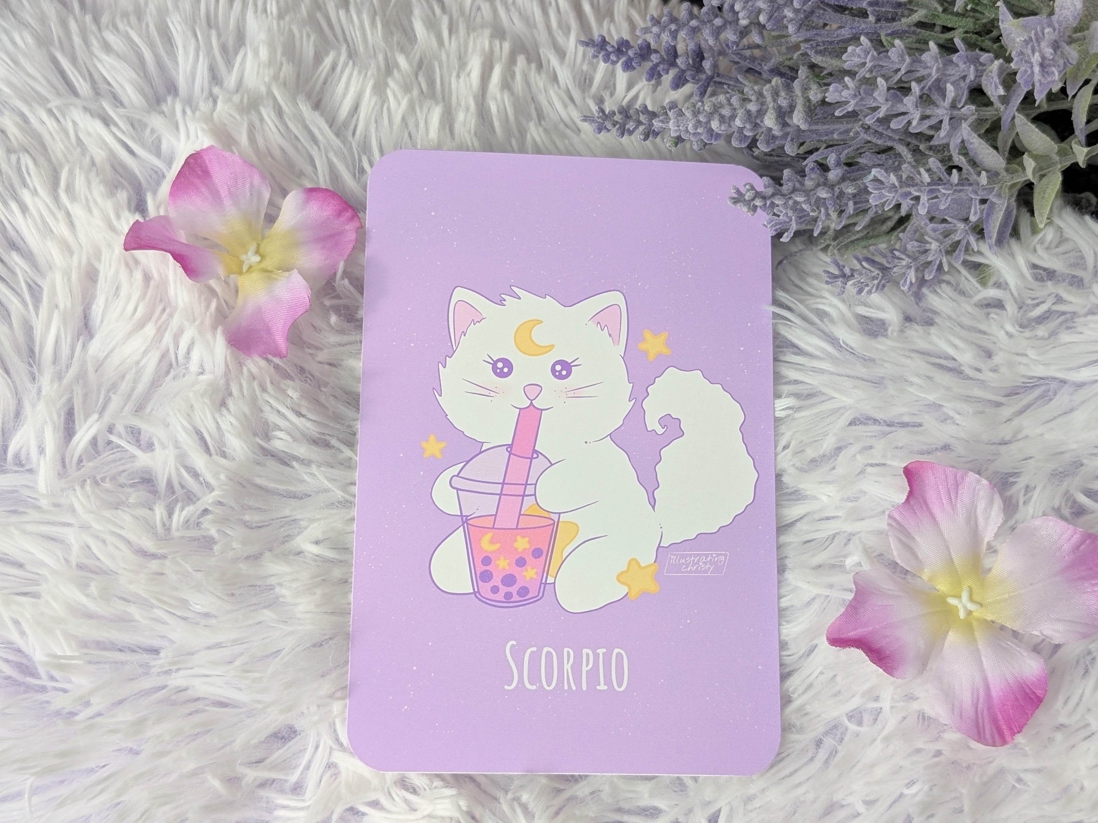 Scorpio Nima Boba Art Print - IllustratingChristy