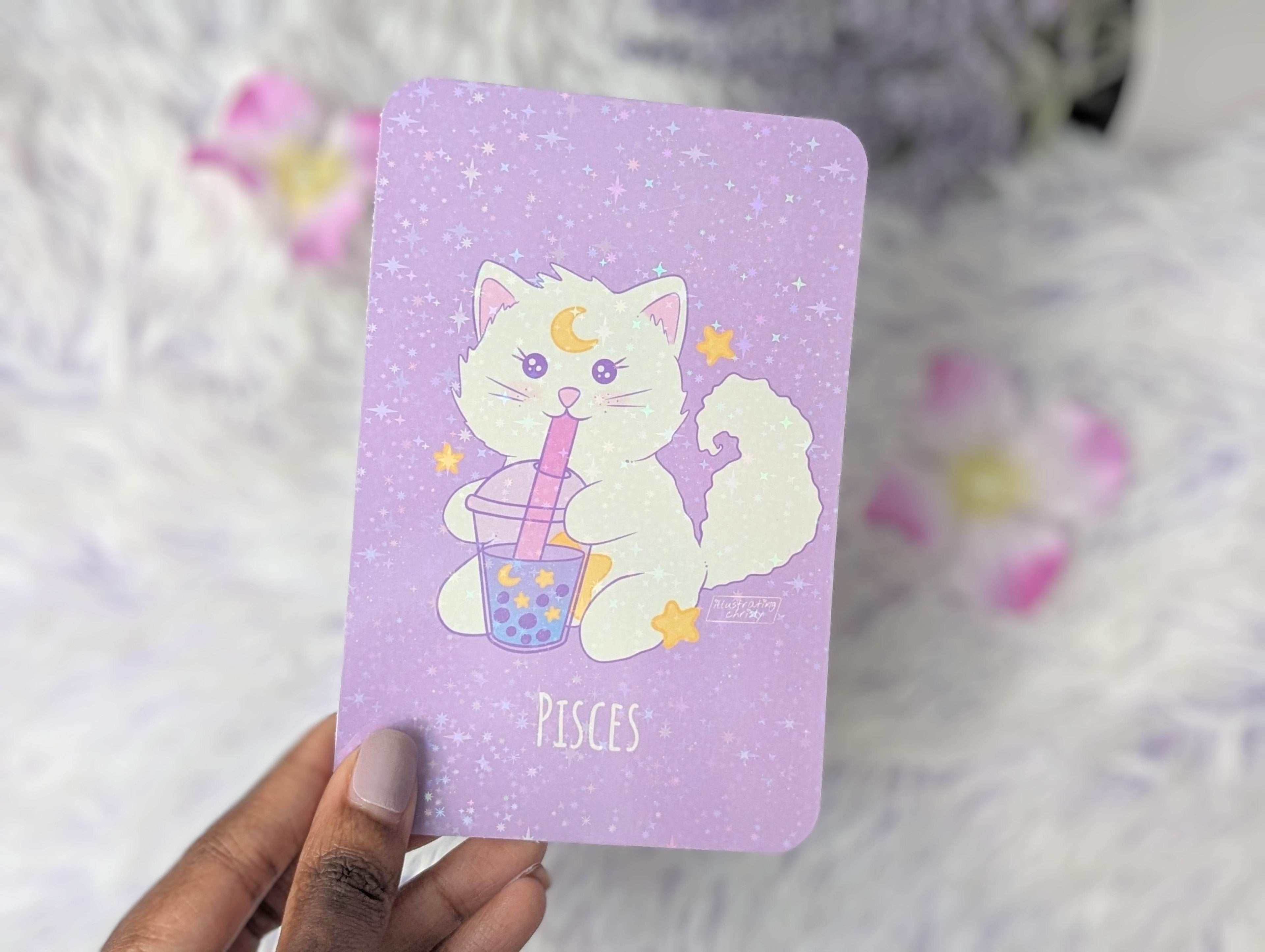 Pisces Nima Boba Art Print - IllustratingChristy