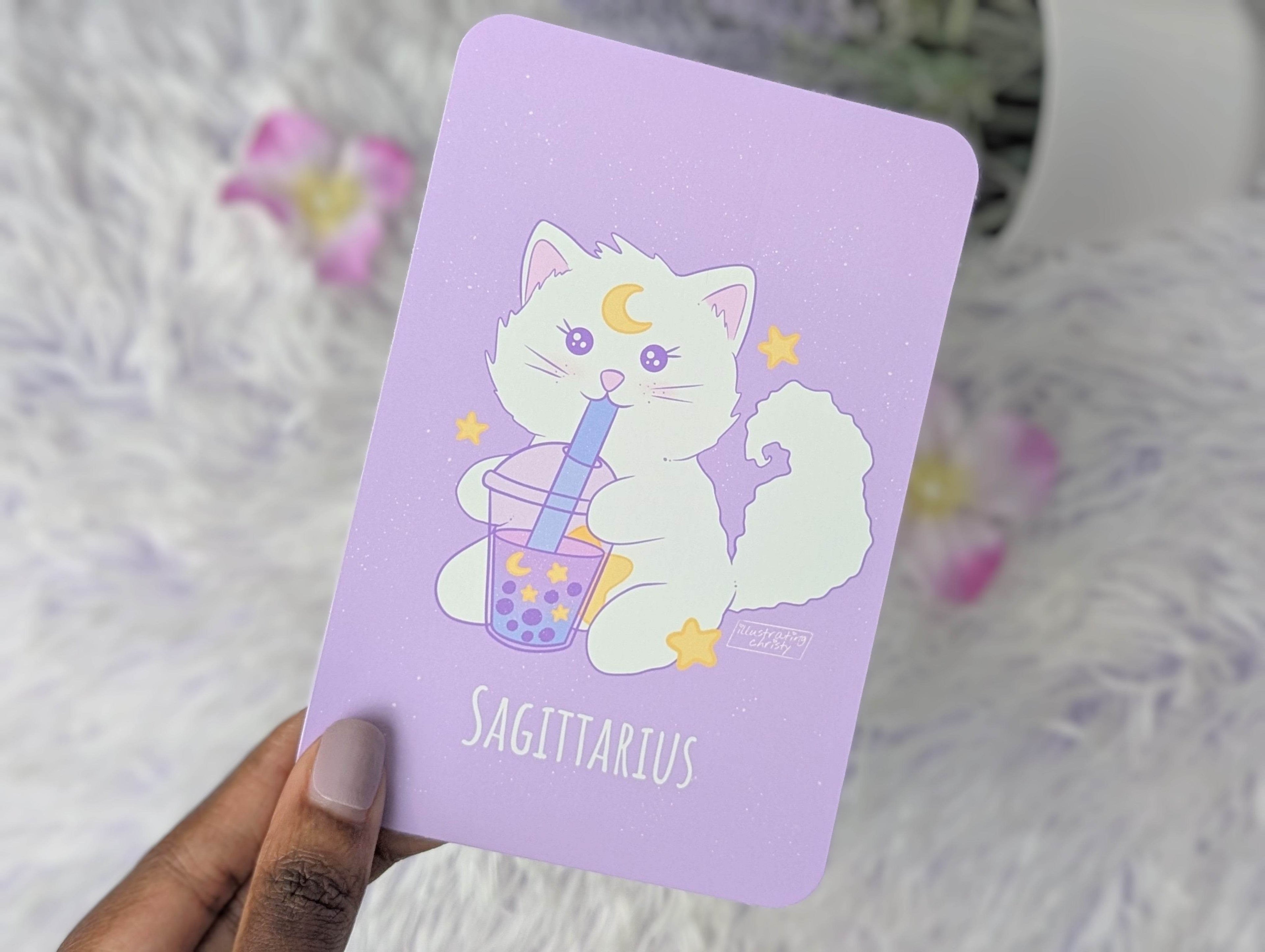 Sagittarius Nima Boba Art Print - IllustratingChristy
