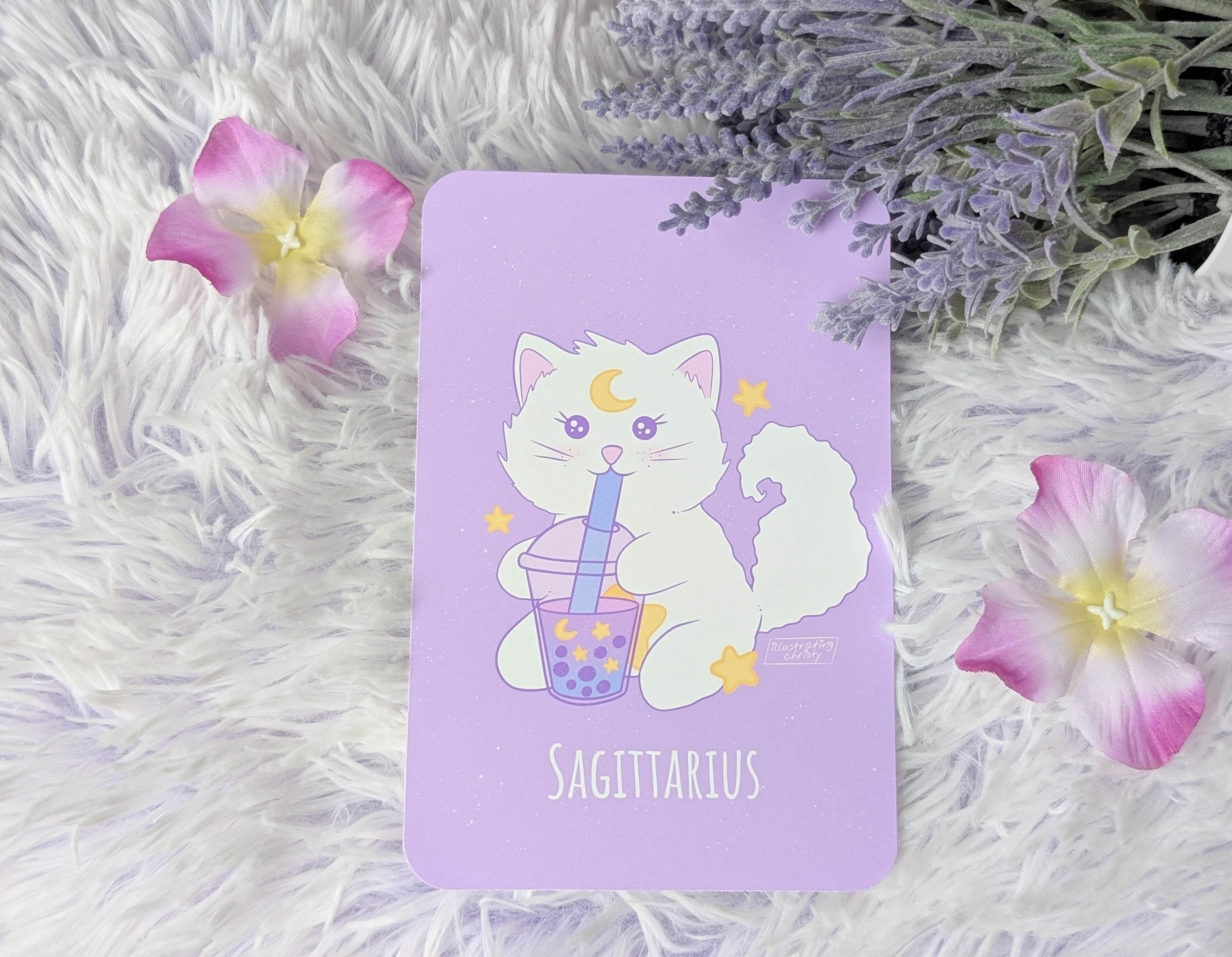 Sagittarius Nima Boba Art Print - IllustratingChristy