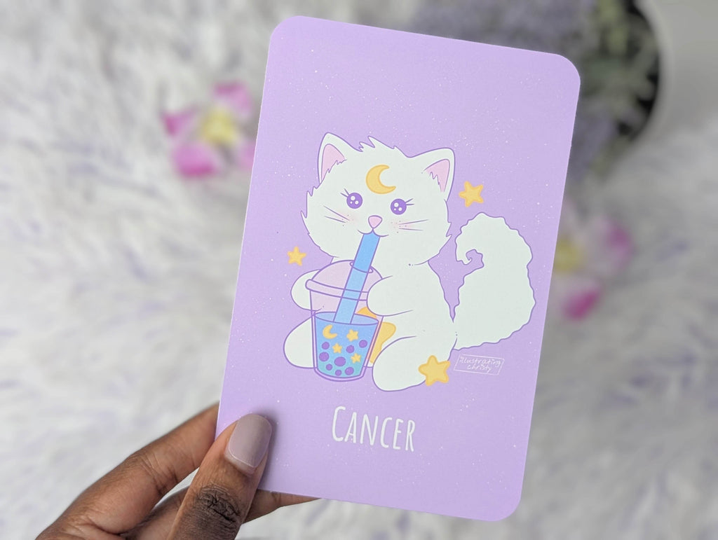 Cancer Nima Boba Art Print - IllustratingChristy
