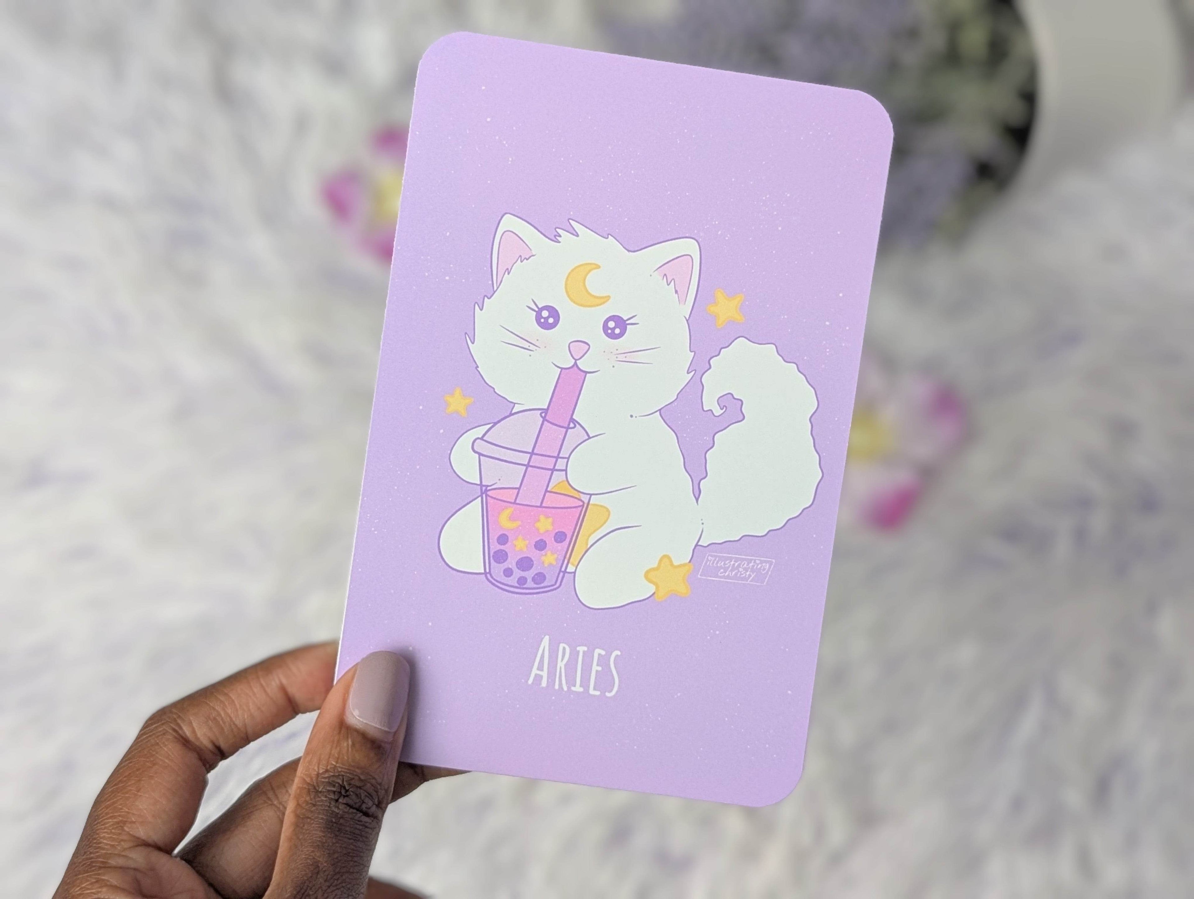 Aries Nima Boba Art Print - IllustratingChristy
