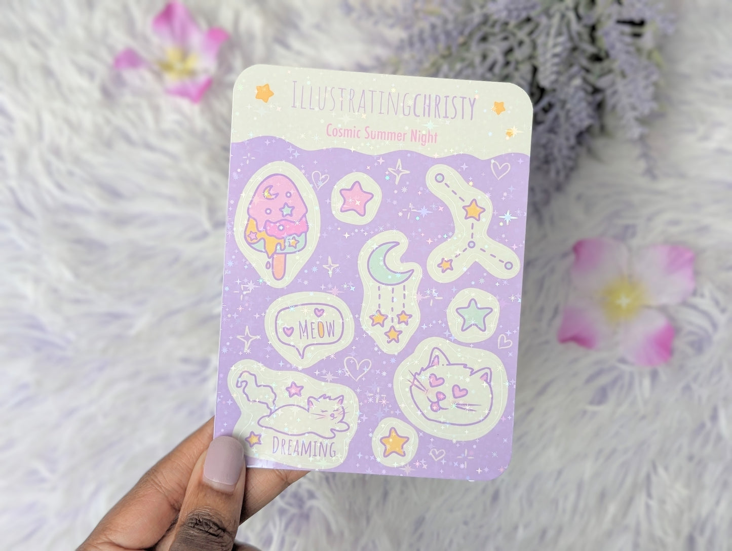 Feuille d'autocollants Boba Galaxy