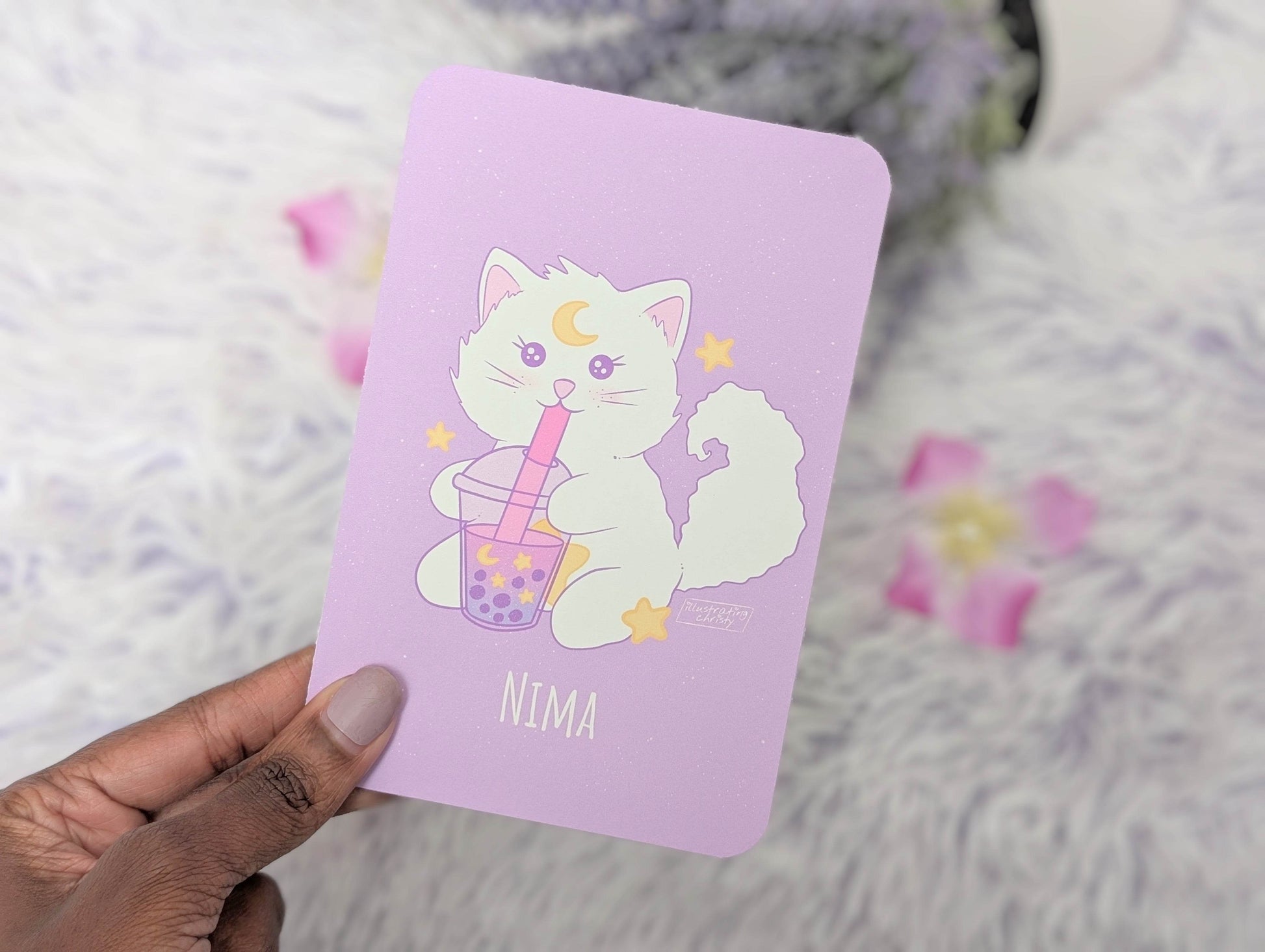Nima Boba Art Print - IllustratingChristy