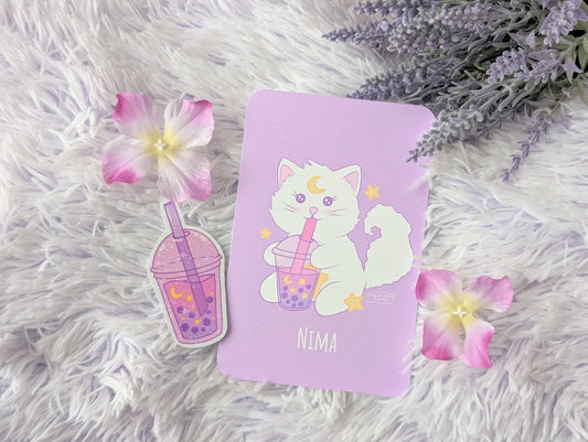 Cosmic Summer Art Print & Sticker Bundle