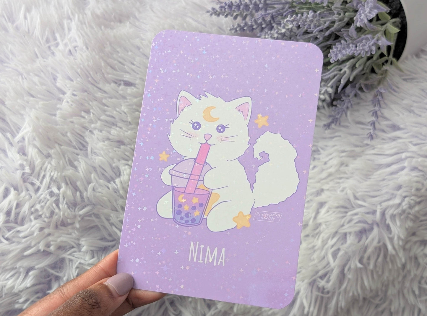 Nima Boba Art Print - IllustratingChristy