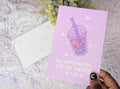Let Your Worries Sink Postcard - IllustratingChristy