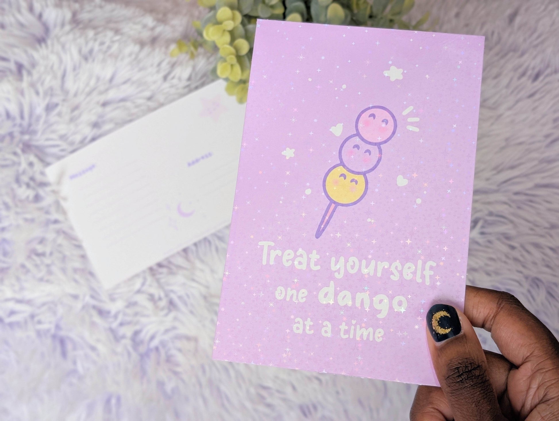 Treat Yourself To Dango Postcard - IllustratingChristy
