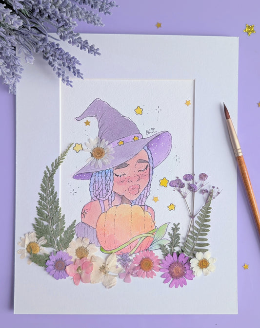Pumpkin Season - Original Watercolor
