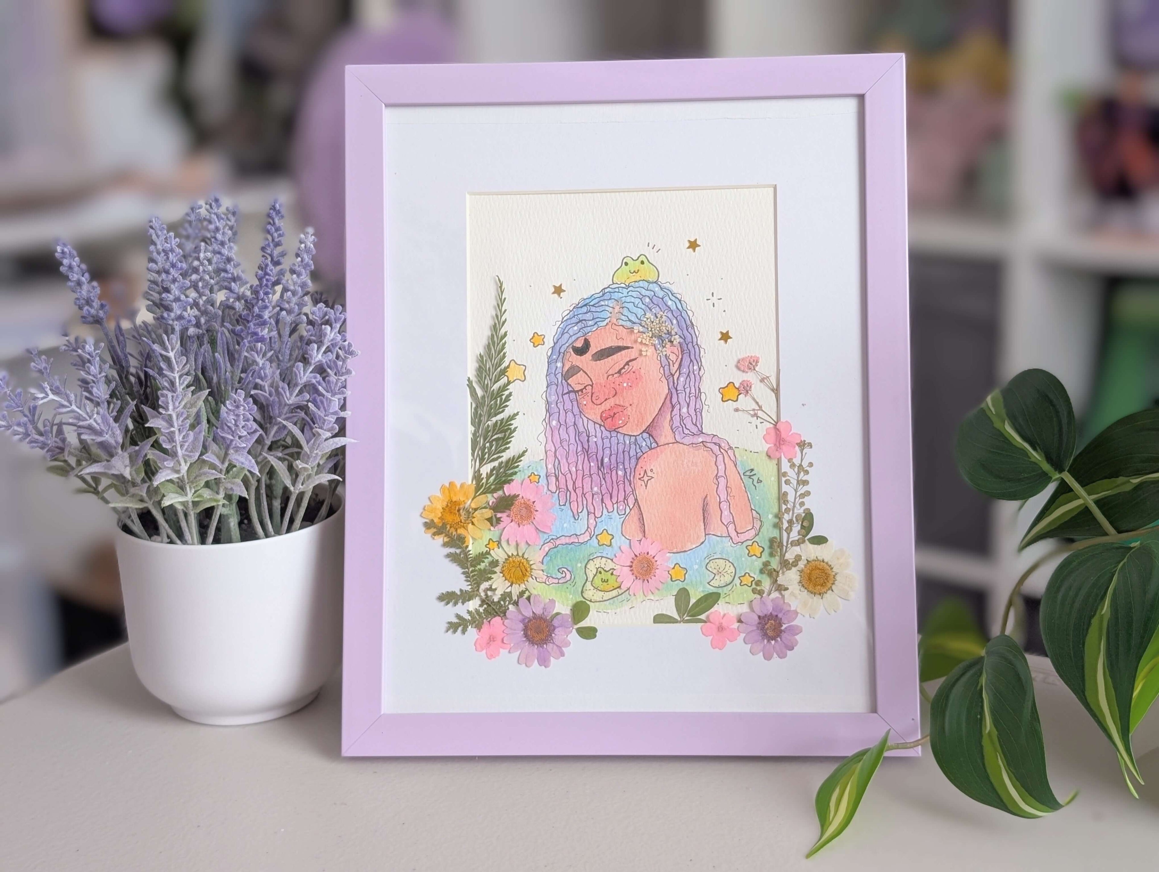 Cozy Sunday - Original Watercolor