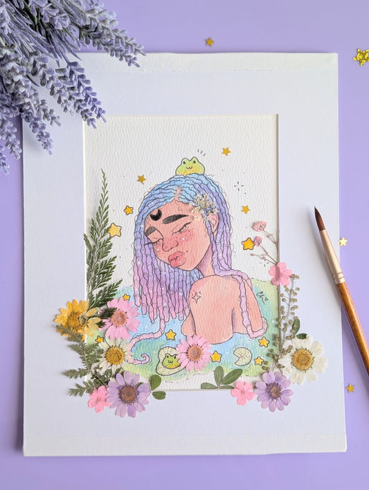 Cozy Sunday - Original Watercolor