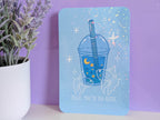 Pisces Boba Art Print - IllustratingChristy