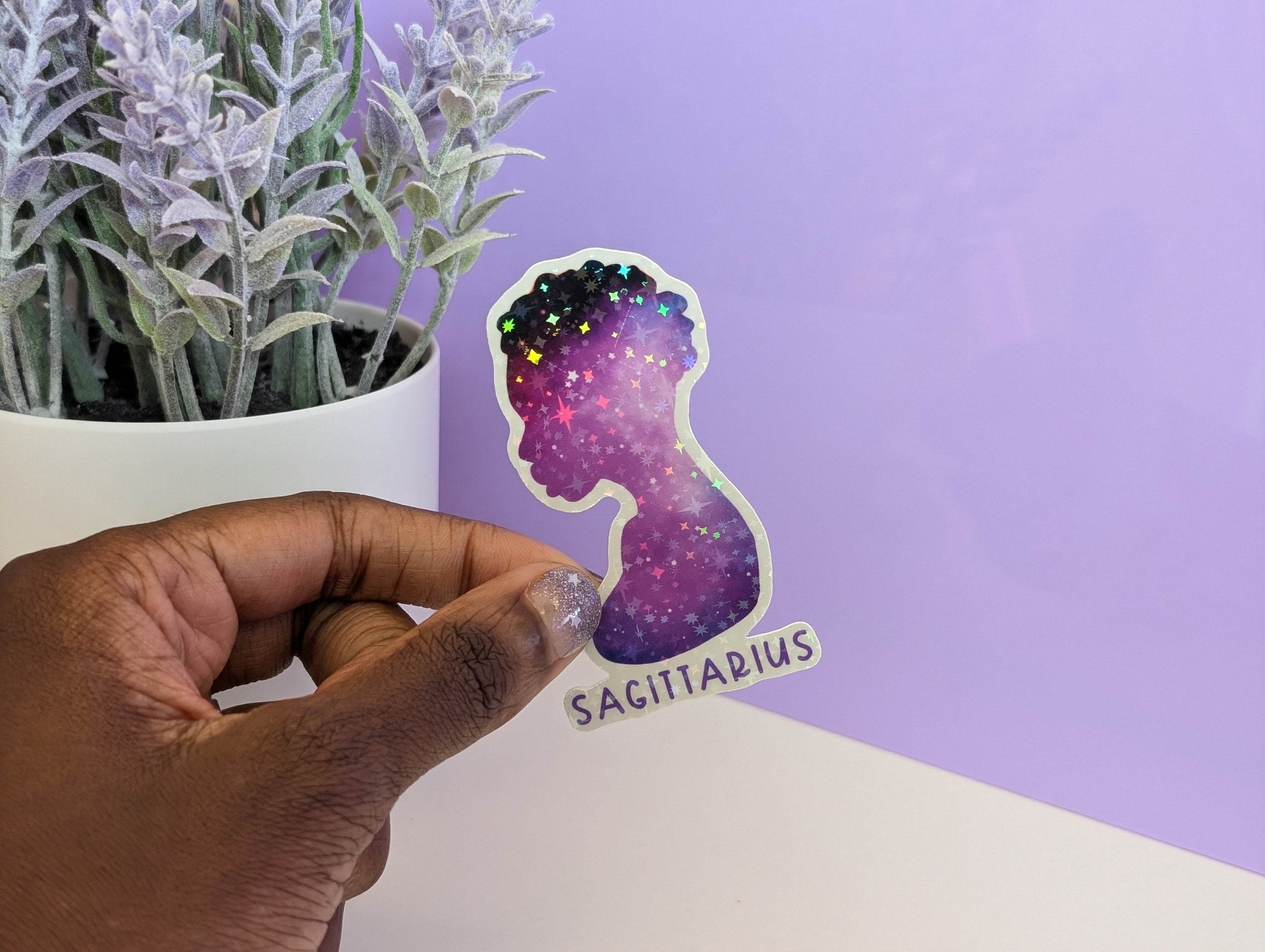 Sagittarius Galaxy Sticker - IllustratingChristy