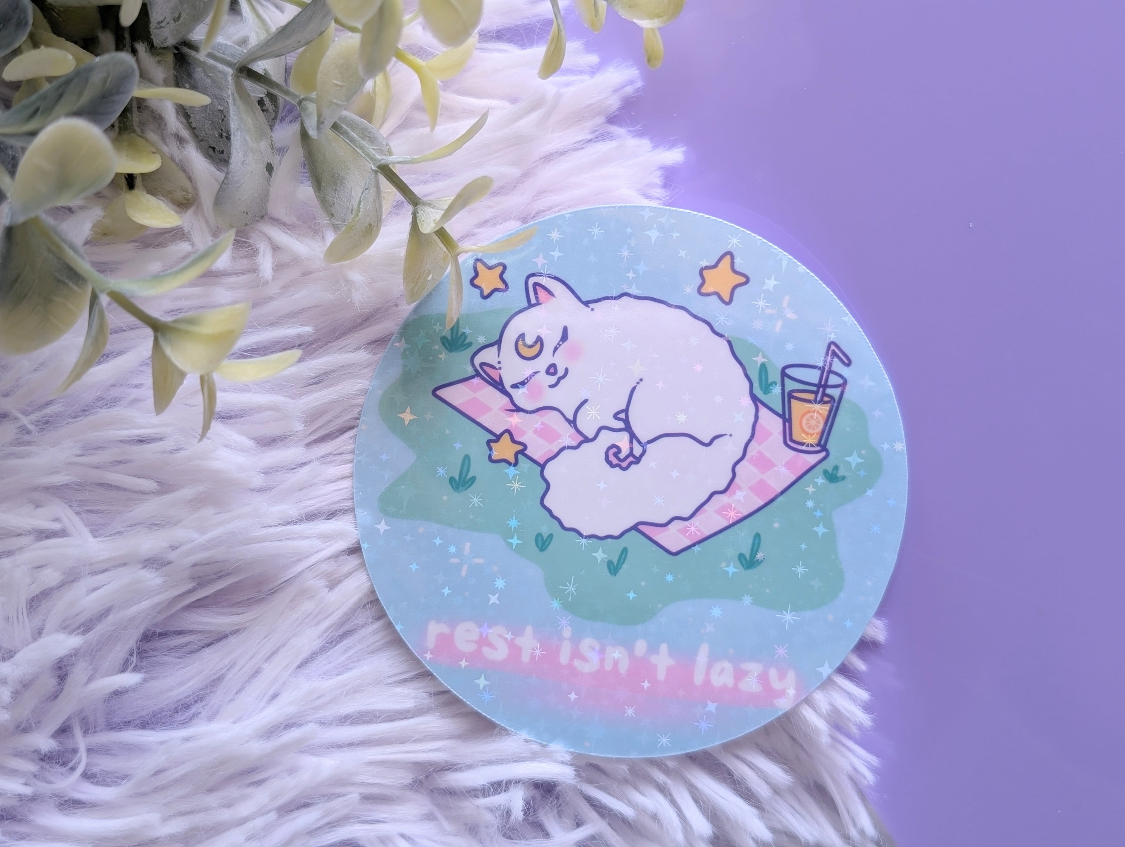 Rest Isn't Lazy Sticker