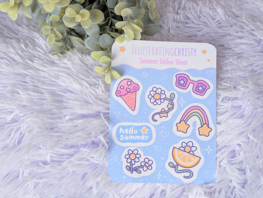 Summer Sticker Sheet