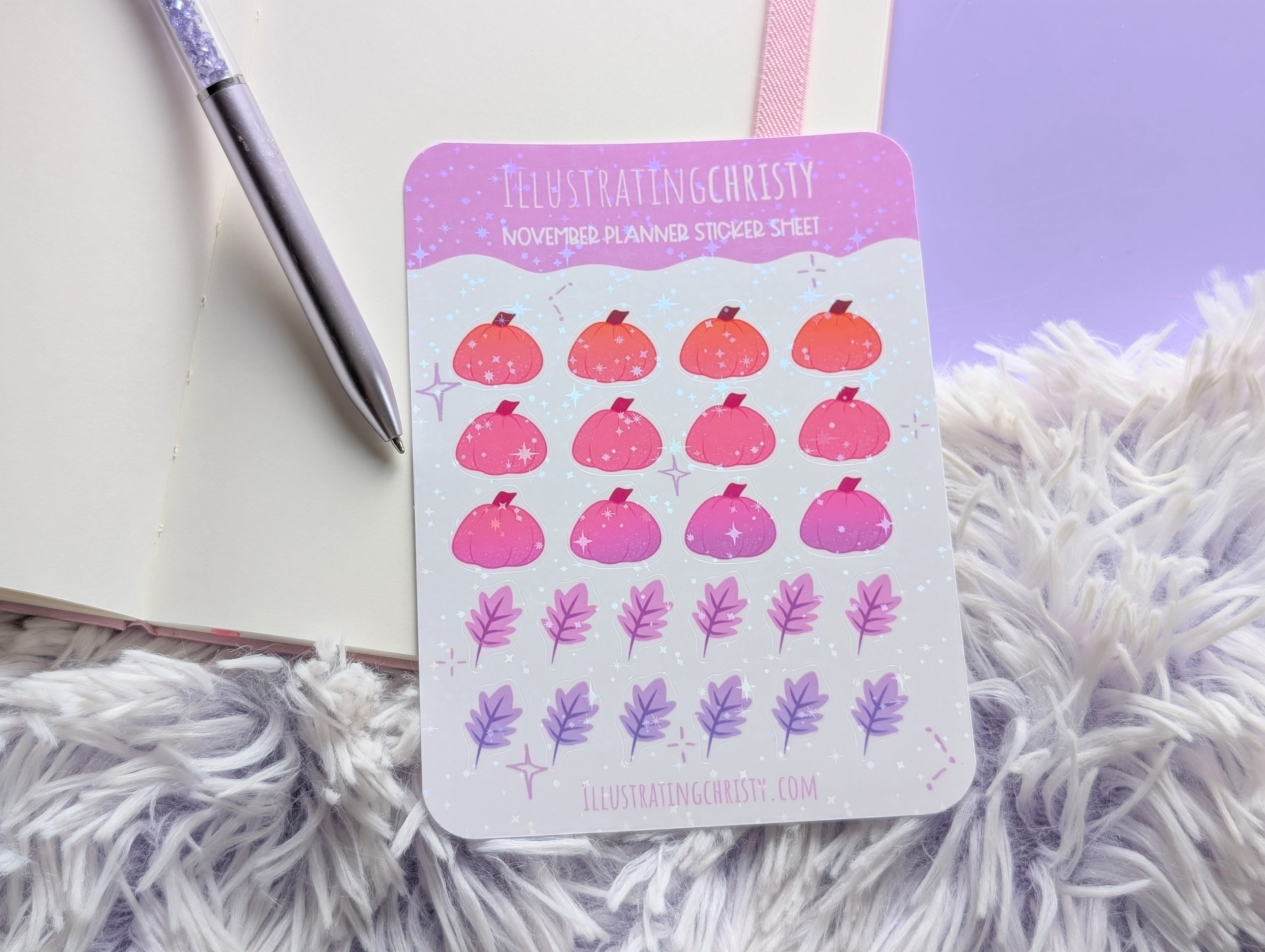 Fall Planner Sticker Sheet