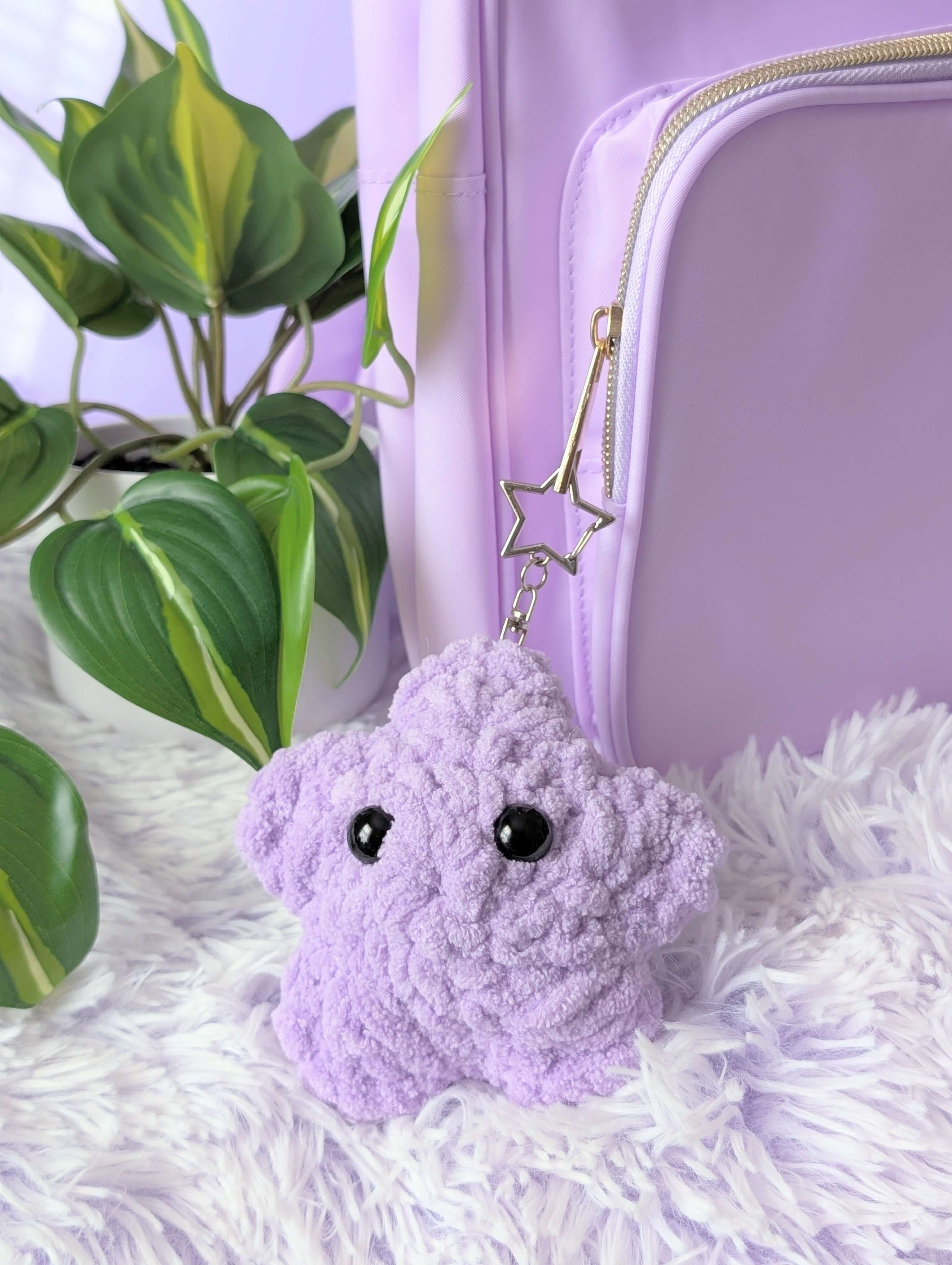 Star Crochet Keychain