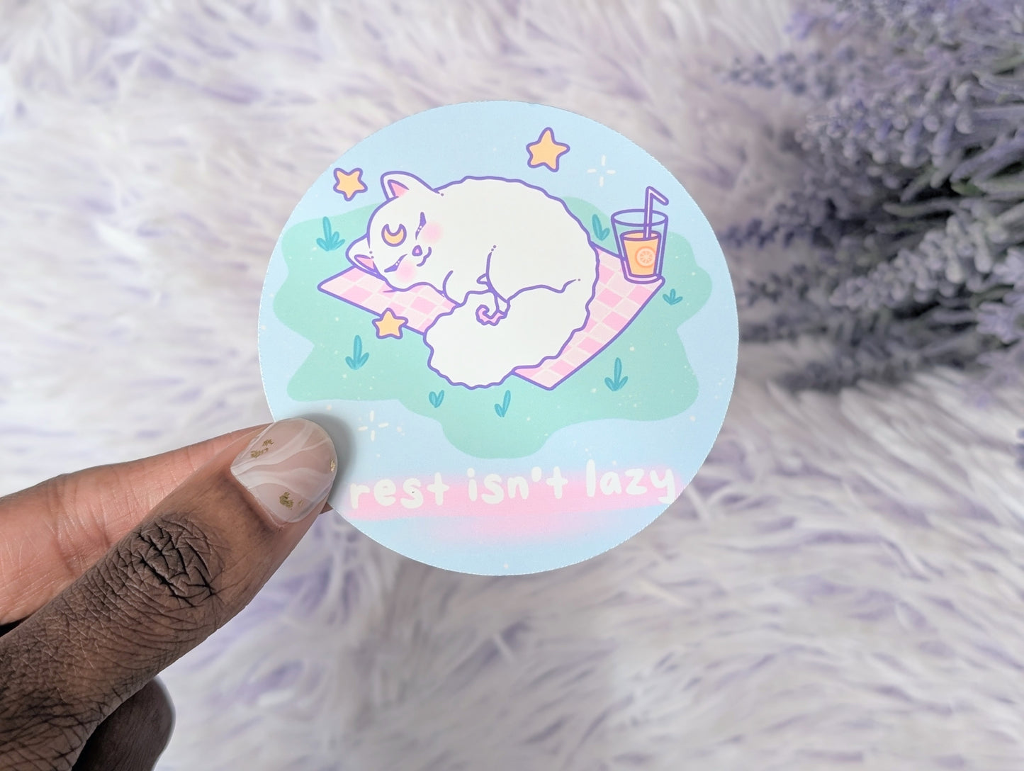 Rest Isn't Lazy Sticker