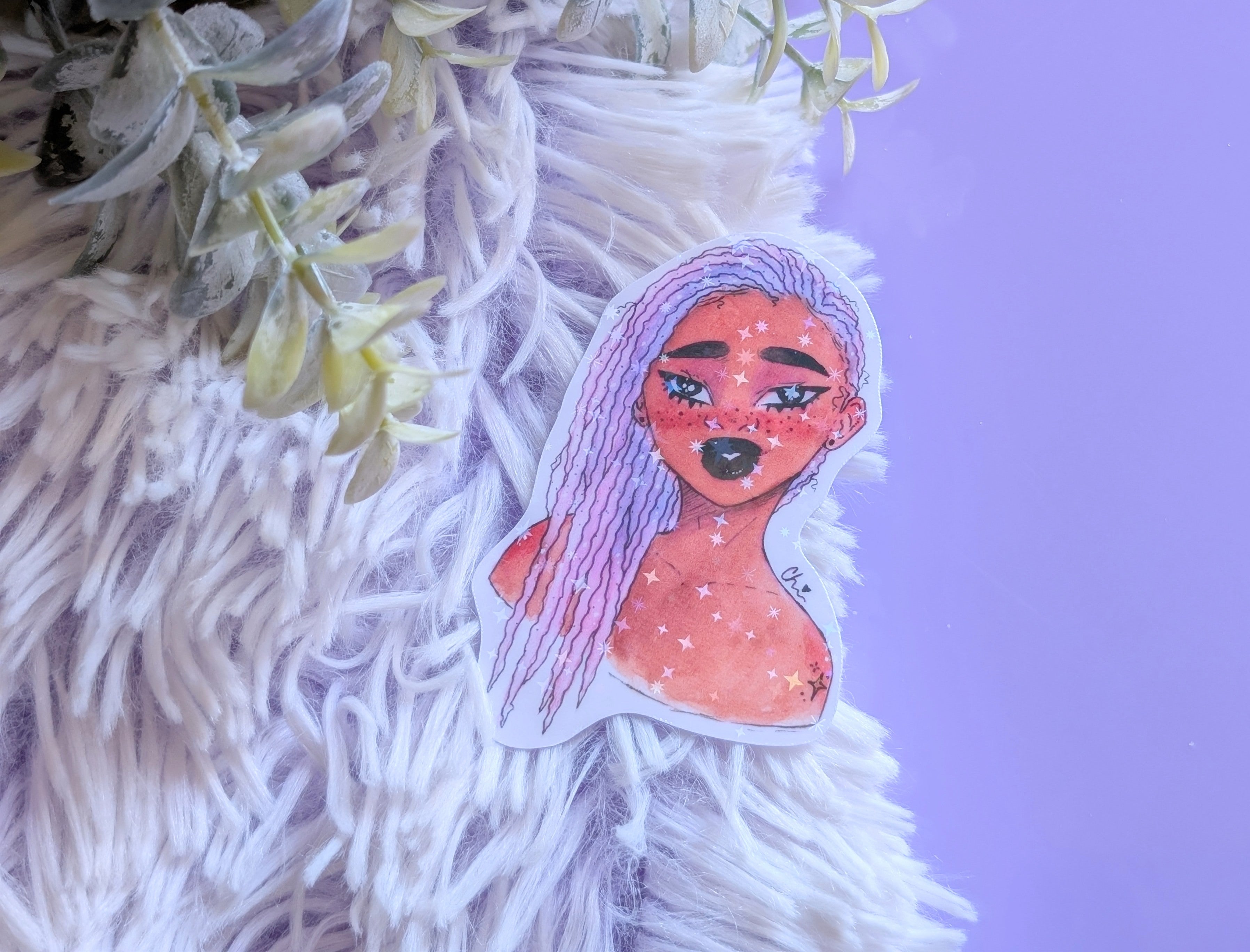 Chocolate Lips Sticker