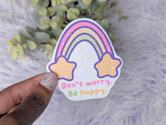 Be Happy Sticker