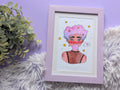 Bubble Gum Watercolor Art Print