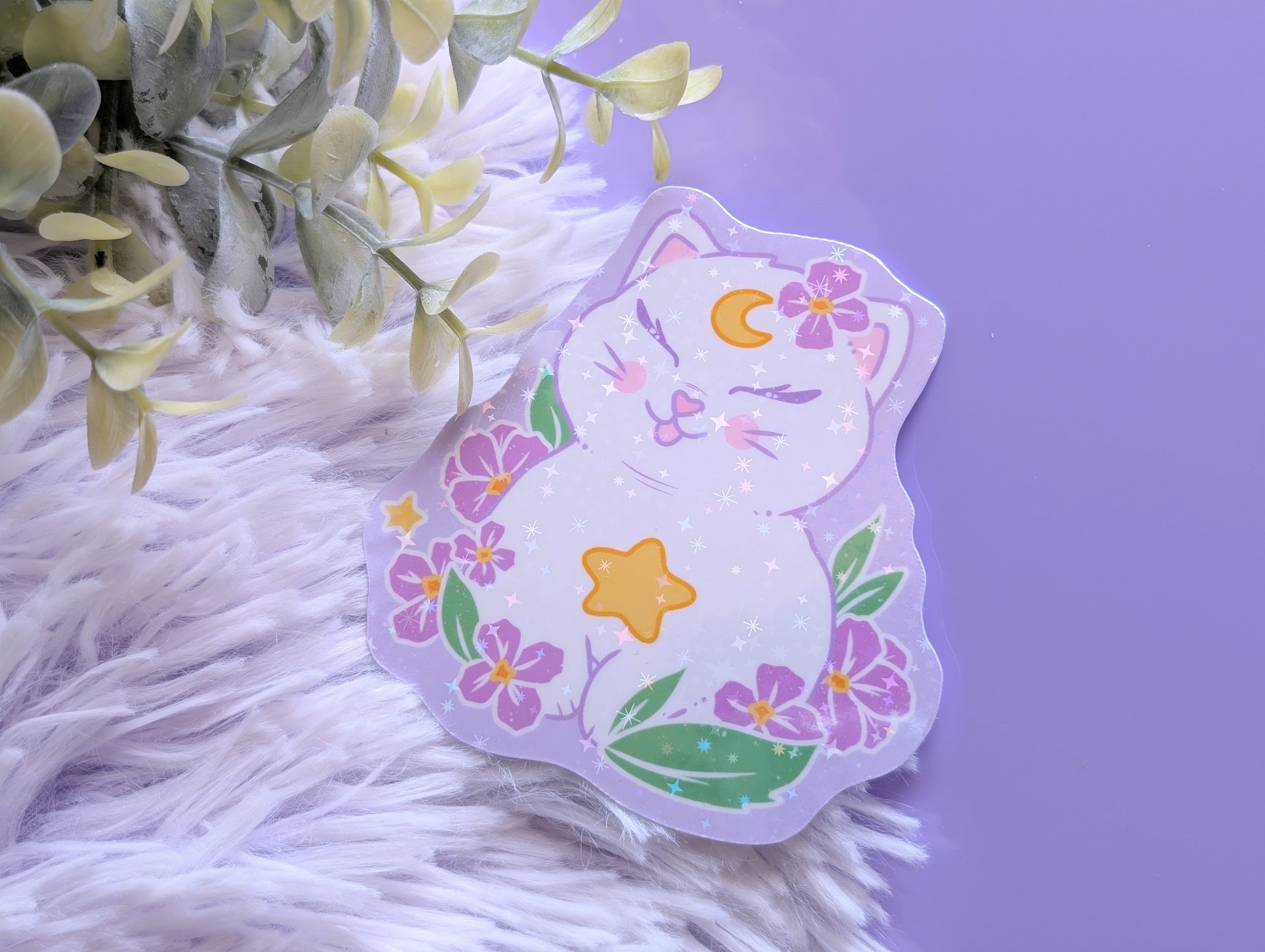 Nima African Violets Sticker