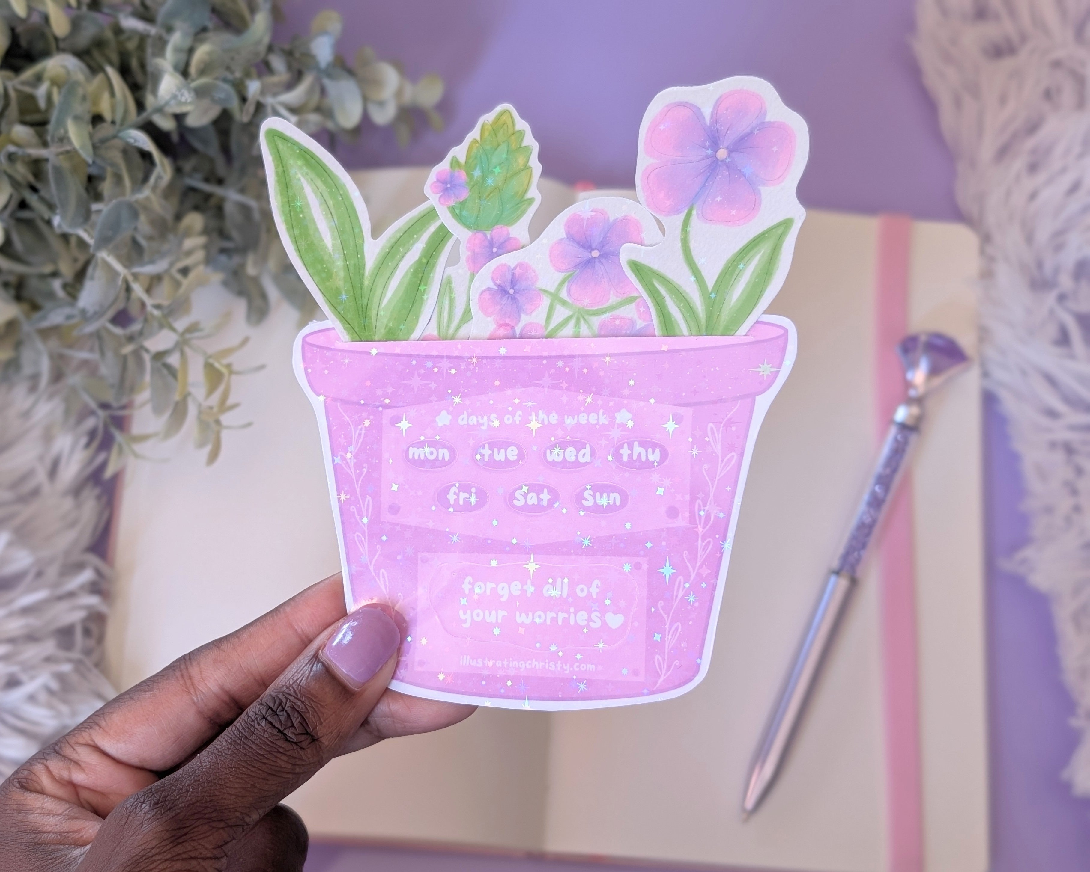 Verbena Planner Sticker Sheet