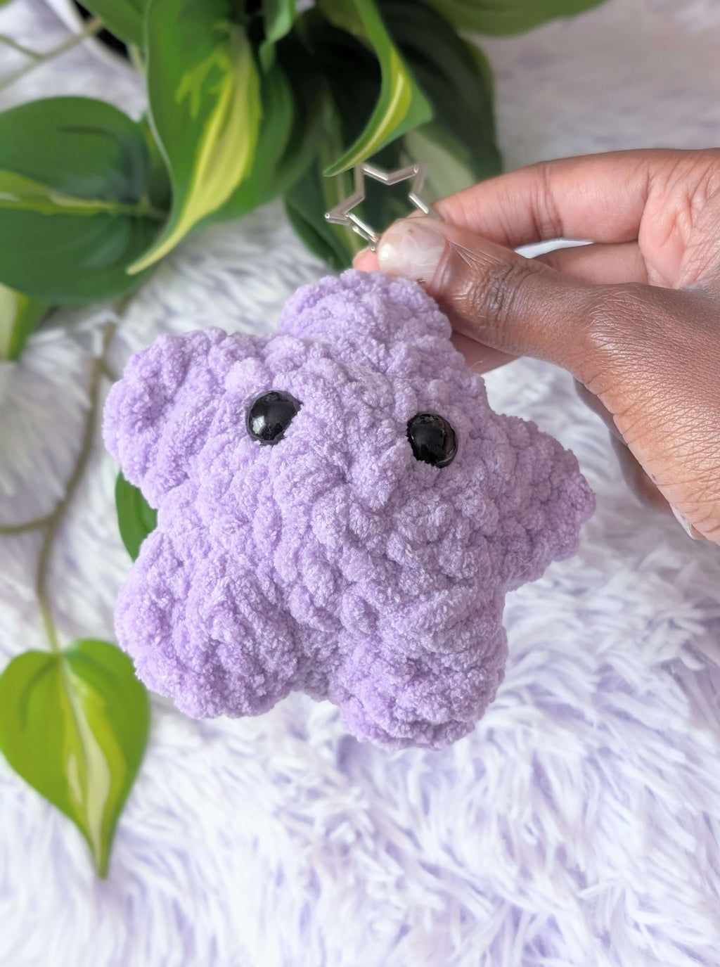 Star Crochet Keychain