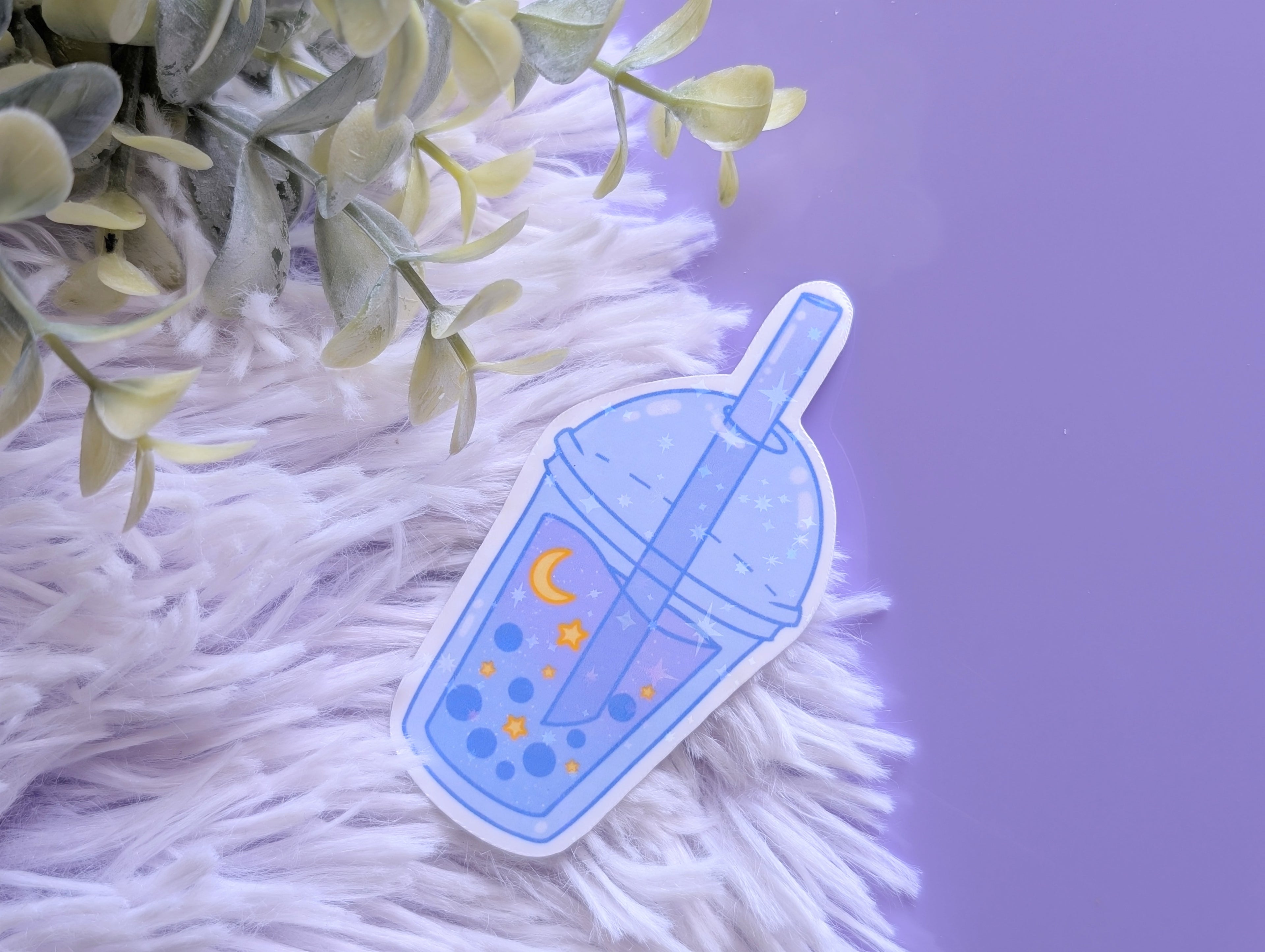 Violet Boba Sticker
