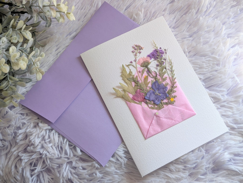 On Cloud Purple - Greeting Card