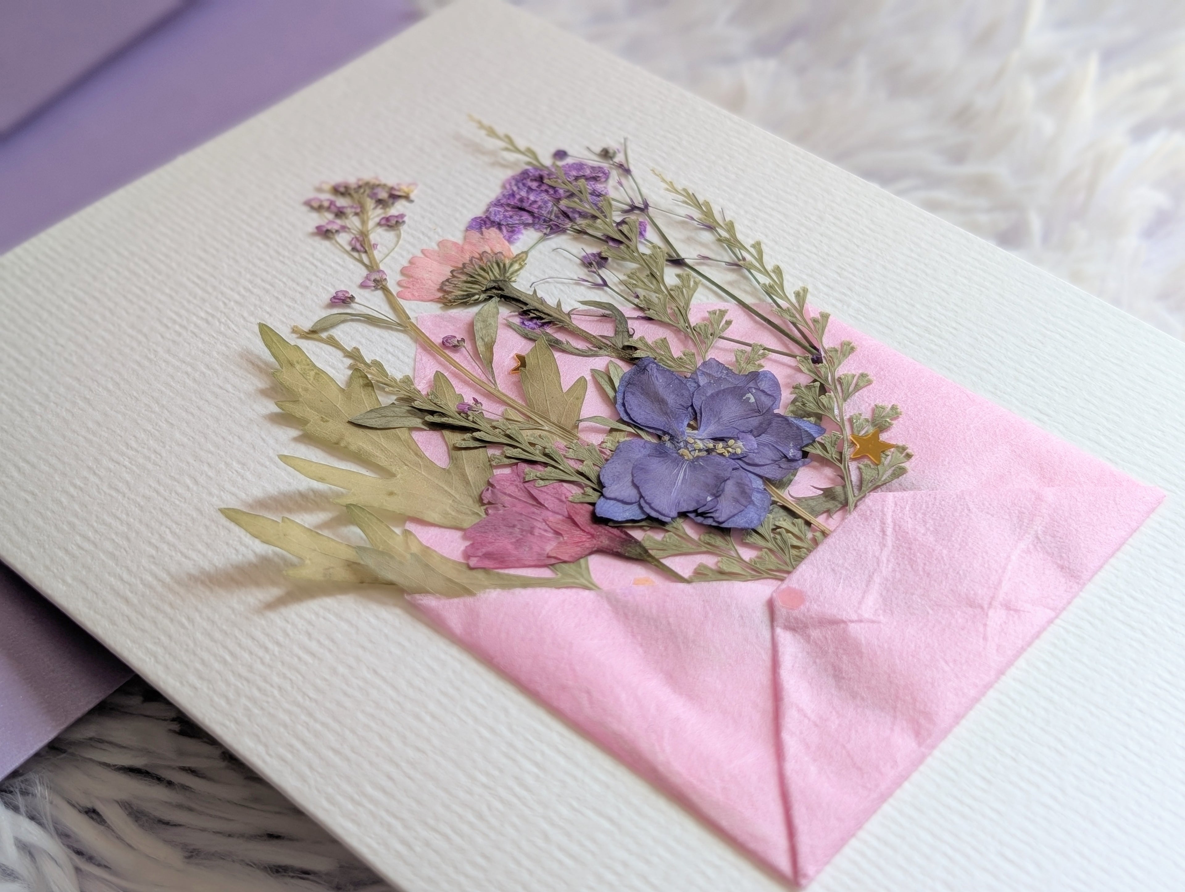 On Cloud Purple - Greeting Card