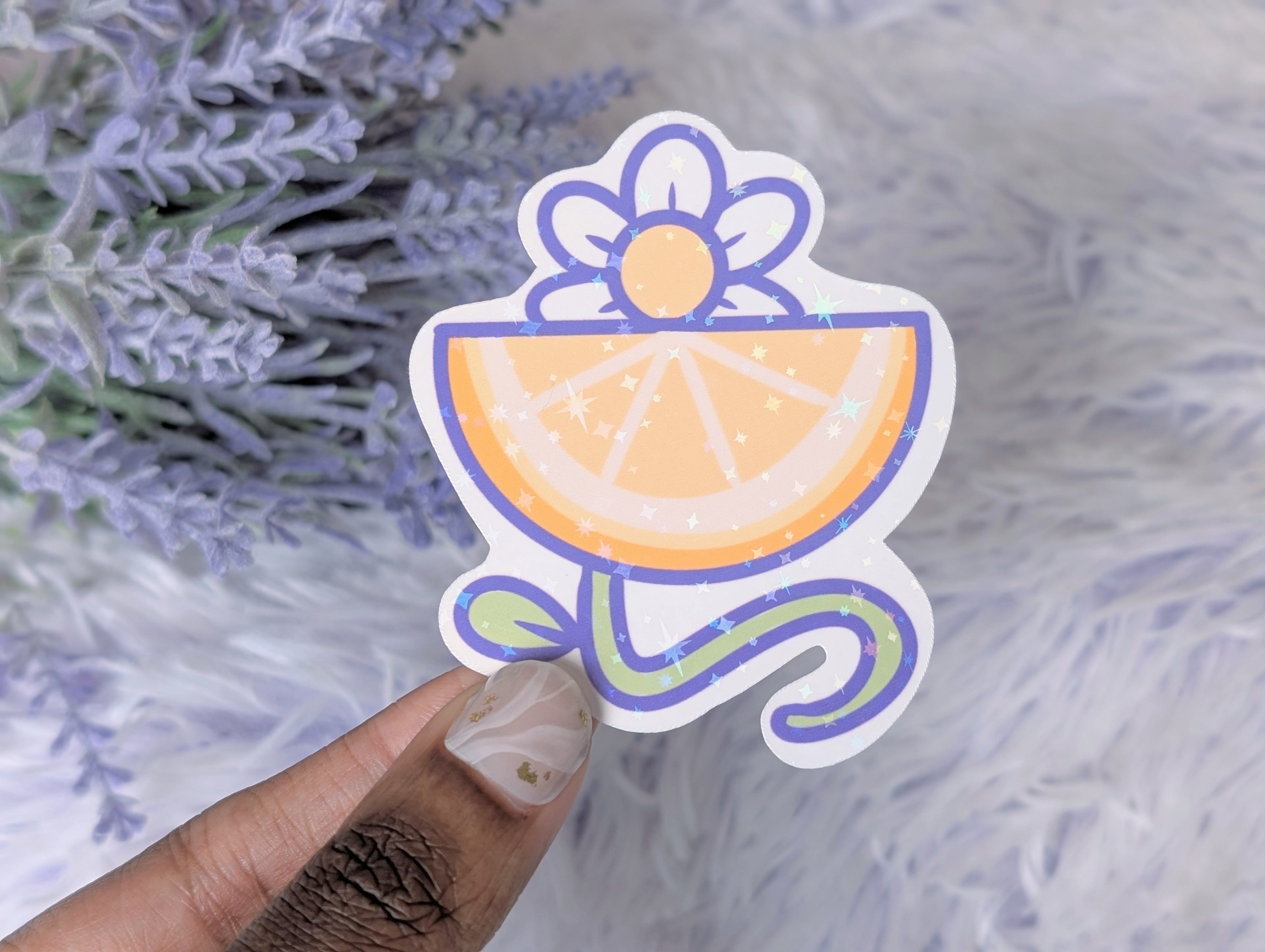 Lemon Flower Sticker