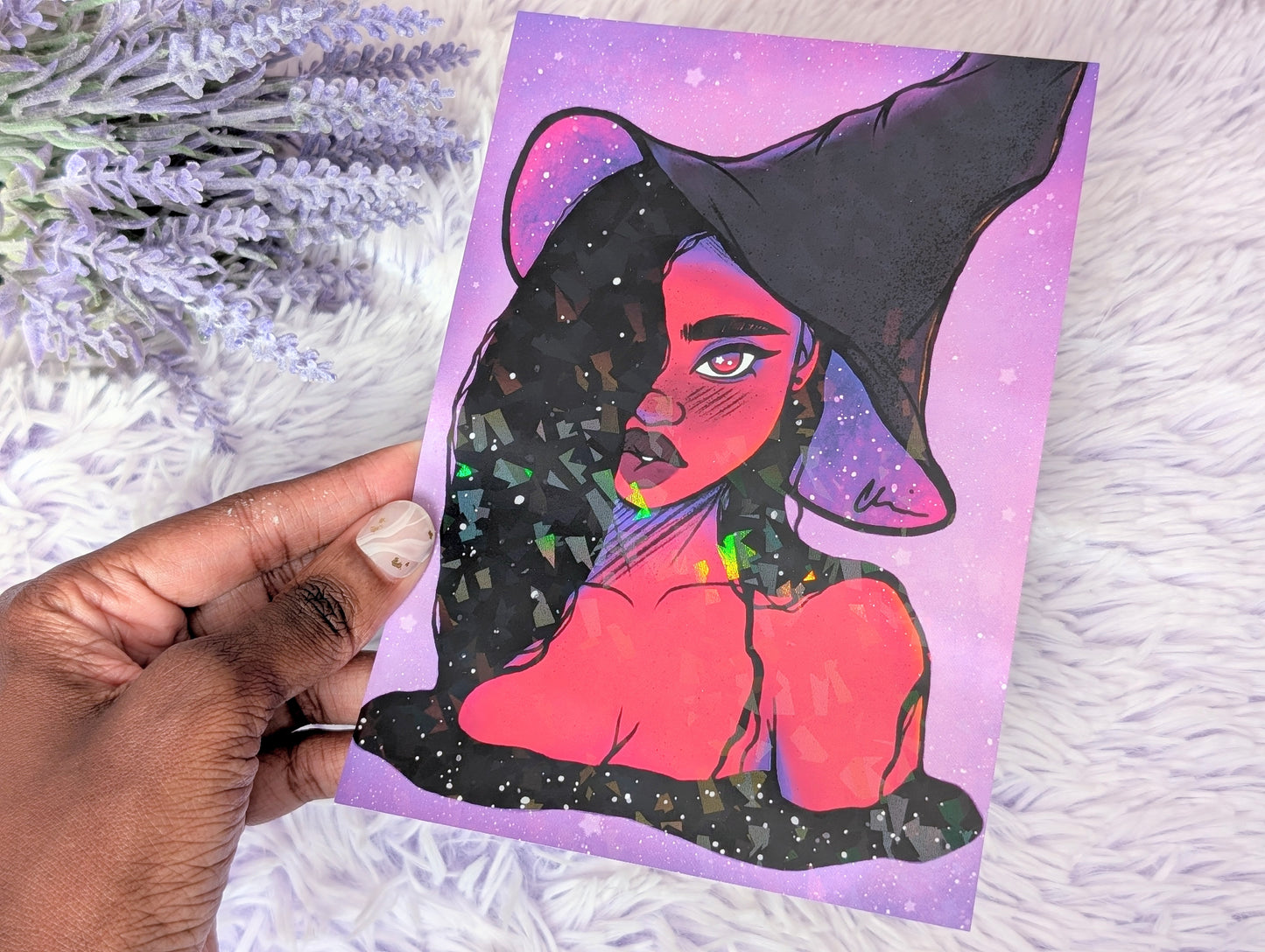 Witch Girl Art Print