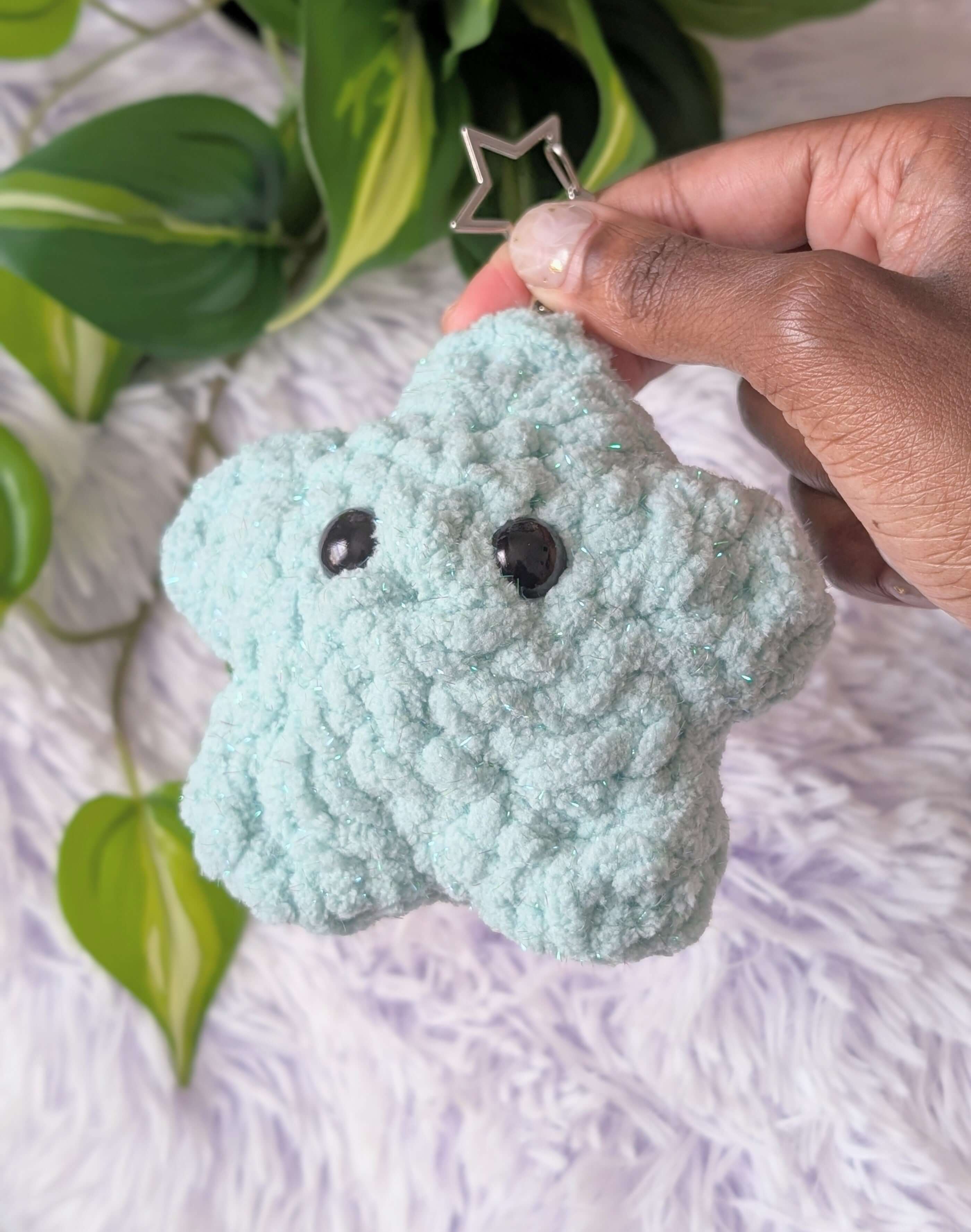 Star Crochet Keychain