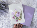 Purple Breeze - Greeting Card